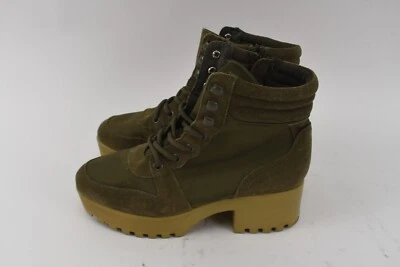 Botines Steve Madden para mujer con plataforma de excursionista talla 6 oliva Foto 1 de 4
