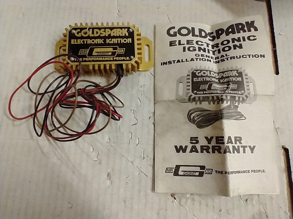 NOS VINTAGE GOLDSPARK ELECTRONIC IGNITION MR GASKET POINT IGNITION - Image 1 of 1