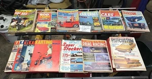 53 Vintage Classic Car Magazine Lot Hot Rod Used Huge Lot - Picture 1 of 4