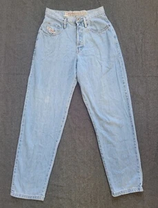 Vintage Joujou Womens Jeans Blue Straight Leg High Rise Size 26 0/2 Cotton - Picture 1 of 16