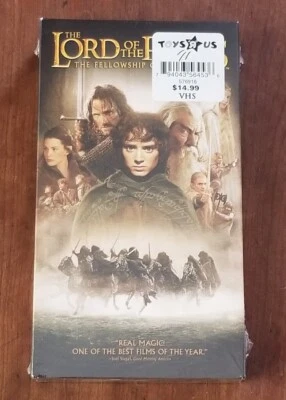 Vtg Lord Of The Rings The Fellowship Of The Ring VHS 2001 New Sealed  - Image 1 of 4