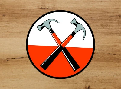 Pink Floyd The Wall Hammer March 3in Bumper Sticker Outdoor Decal Gloss Laptop - Image 1 of 4
