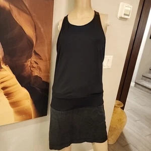 lululemon Black Tennis Dress Size 4 Racerback Athletic Workout - Picture 1 of 6