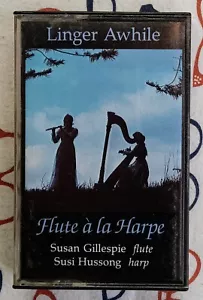 Flute A La Harp Linger Awhile 1986 Private Press New Age Cassette Album VG+/VG+ - Picture 1 of 4
