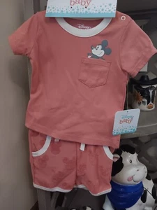 Disney Baby 6-9 Monate 2 teiliges kurzes Outfit - Bild 1 von 2
