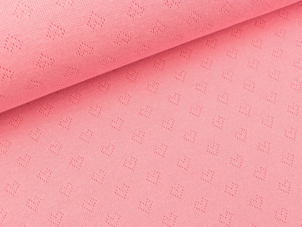 Hamburger Liebe Weekender Hearts Loch Strick rosa scuro - Bild 1 von 1