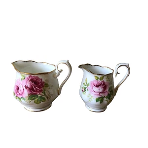 Lovely Royal Albert American Beauty Large and Small Creamers - Picture 1 of 9