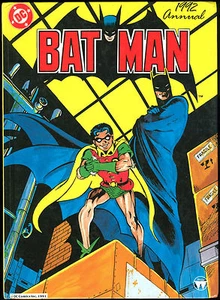 Batman 1992 Annual UK Hardcover Rare HC HB Robin Dark Knight Penguin Scarecrow - Picture 1 of 12
