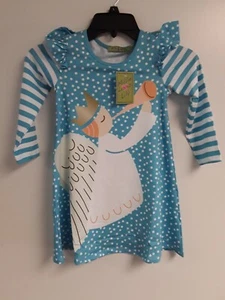 Millie Loves Lily Toddler Girl Christmas Trumpet Angel A Line Dress Size 5T NEW - Picture 1 of 3