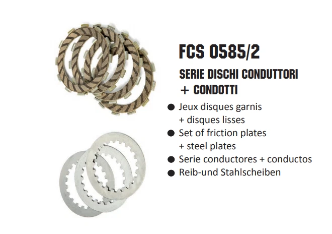 Dischi Frizione STANDARD + ACCIAIO per Derbi GPR 50 NUDE 2006-2008 - Immagine 1 di 1