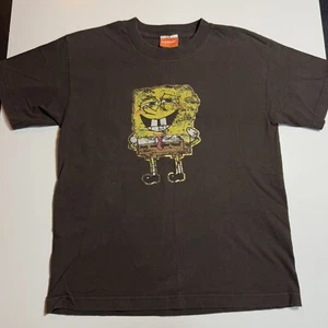Youth / Boys / Kids Size Large Vintage SpongeBob SquarePants T-Shirt Nickelodeon - Picture 1 of 7