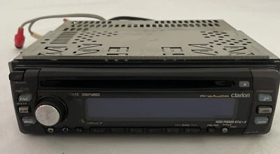 Reproductor de CD estéreo para automóvil Clarion ProAudio DXZ445 placa frontal desmontable PARA REPUESTOS Foto 1 de 4