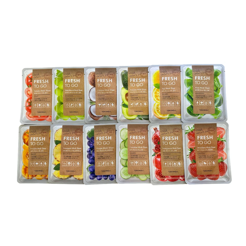 Hoja de máscara TONYMOLY Fresh To Go 20 g - 5ea / 10ea Foto 1 de 1