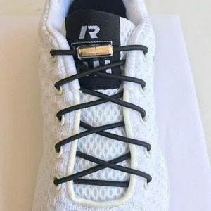 No Tie Elastic shoelaces tie-less Shoe laces strings for Sneakers kids adults - Picture 1 of 36