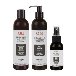 DIKSON Kit Argabeta VegCarbon Sh 250ml + Mask 250ml + Serum Detox 100ml - Imagen 1 de 1