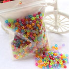 Transparent Plastic Beads for Bracelet Making - 500pcs Spacer Beads
