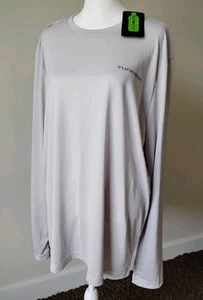 NWT Tunaskin Gray Long sleeve Beach Shirt Men XL - Picture 1 of 4