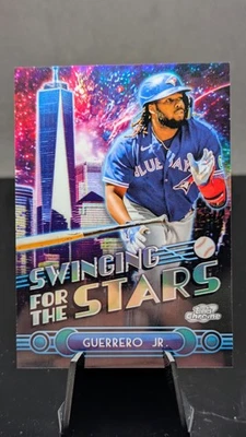 2024 Topps Chrome Swinging for the Stars Vladimir Guerrero #STS-20 NYC SSP - Imagem 1 de 4