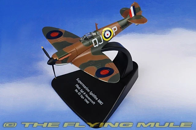 Литая модель Oxford Spitfire Mk I RAF NO92 Sqn Ralph Havercroft N3249 масштаб 1:72 - Изображение 1 из 4