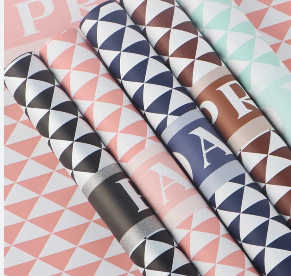 Первоклассная оберточная бумага с цветочным рисунком - 20 листов - 22x22 дюйма - несколько вариантов цвета - Изображение 1 из 1