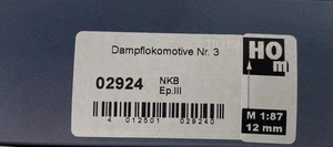 Tillig 02924 H0 Dampflok Nr. 3 Ep. III NKB - Bild 1 von 2