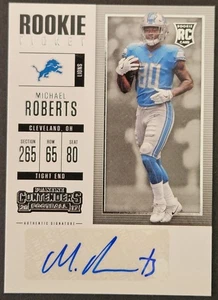 2017 Panini Contenders Rookie Ticket Autograph #248 Michael Roberts RC Auto - Bild 1 von 2
