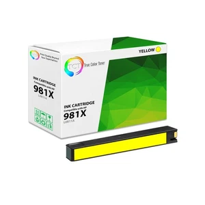 TCT 981X Giallo HY L0R11A per HP PageWide 586dn 586f 556dn 556xh 586z Compatibile - Foto 1 di 6