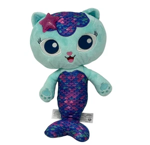 GABBY'S DOLLHOUSE Talking Mercat VIDEO Mermaid Blue 14" Plush Spin Master 2020 - Picture 1 of 5