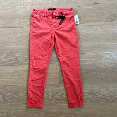 J Brand Anja Clean Cuffed Cropped Skinny Pants Papaya sz 29 NWT - Image 1 of 4