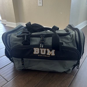 Vintage B.U.M. Equipment Gym Duffel Bag Green w/Shoulder Strap - Picture 1 of 7