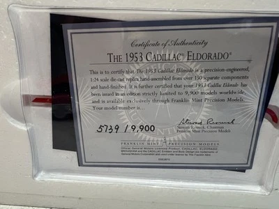 1953 Cadillac Eldorado Franklin mint Limited Edition - Image 1 of 4