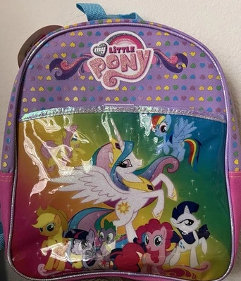 My Little Pony 12” Backpack! With 2 Compartments! Very Rare From 2013! - Image 1 of 2