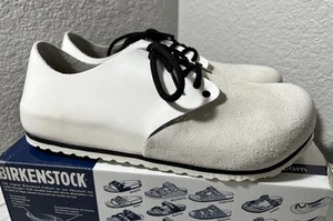 Birkenstock Maine Patent Leather Suede Shoe Clog Men’s Size 10 Womens 12 EU 43 - Bild 1 von 15
