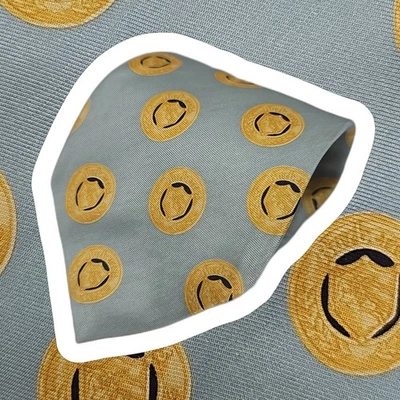 Corbata Burberrys of London para hombre foulard espuma de mar verde oro seda 59,4" Italia Foto 1 de 4