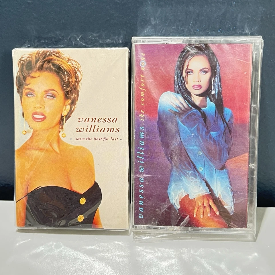 Lot of 2 Vanessa Williams Cassettes The Comfort Zone, Save The Best New/Sealed - Image 1 of 4