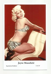 BX98) JAYNE MANSFIELD SWIFTSURE PHOTO POSTCARD (C10/29) FILMSTAR PIN UP GLAMOR - Picture 1 of 1