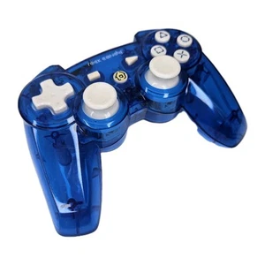🔥 PDP Rock Candy Wireless Controller For PS3 PlayStation 3 BLUE + Dongle 🔥 - Picture 1 of 8