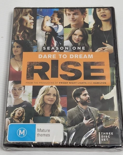 Rise Dare To Dream Season One Region 4 DVD 2018 3 Disc Set 450 Mins VGC - image 1 of 1