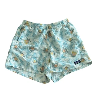 Pantalones Cortos Patagonia XS Para Mujer Estampado Floral Azul Claro - Imagen 1 de 8