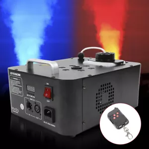 2pk 6LED DMX RGB Fog Machine Remote | Xmas Halloween DJ Home RGB Fogger System - Picture 1 of 12