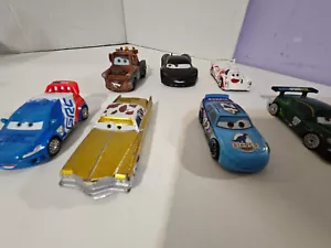 Disney Pixar Lot 7 Cars Diecast Plastic Authentic Mattel - Picture 1 of 24