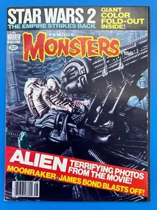 Famous Monsters #156 AUG 1979 ALIEN Star Wars 2 Giant Color Fold-Out VF - Picture 1 of 3