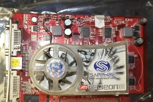 SAPPHIRE ATI HD2600 PRO DDR2 256 MB S-video 2 X DVI *16 PCI-e working - Picture 1 of 5