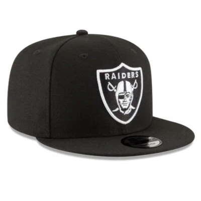 Brandneu 9FIFTY Football Cap - NFL Las Vegas Raiders Basic schwarz Snapback Mütze - Bild 1 von 4