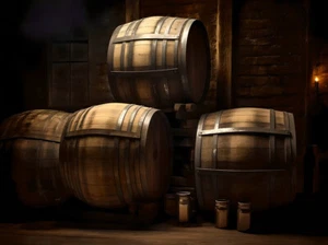 West Art Wine Cellar Barrels Canvas Art -Home Decor Wall Art Prints Painting 207 - Picture 1 of 7