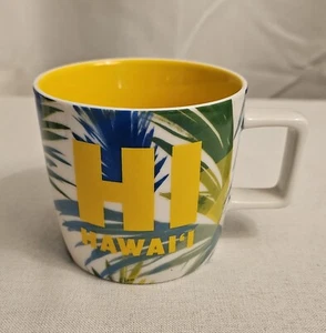 Rare Starbucks Hawaii Coffee Mug 14 Oz 2019 Ceramic Floral Exc NEW Cond. - Picture 1 of 6