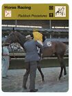 Paddock Procedures - Horse Racing   Sportscasters Card 