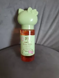 PIXI + HELLO KITTY Glow Tonic 100ml With 5% Glycolic Acid Limited Edition NEW - Picture 1 of 2