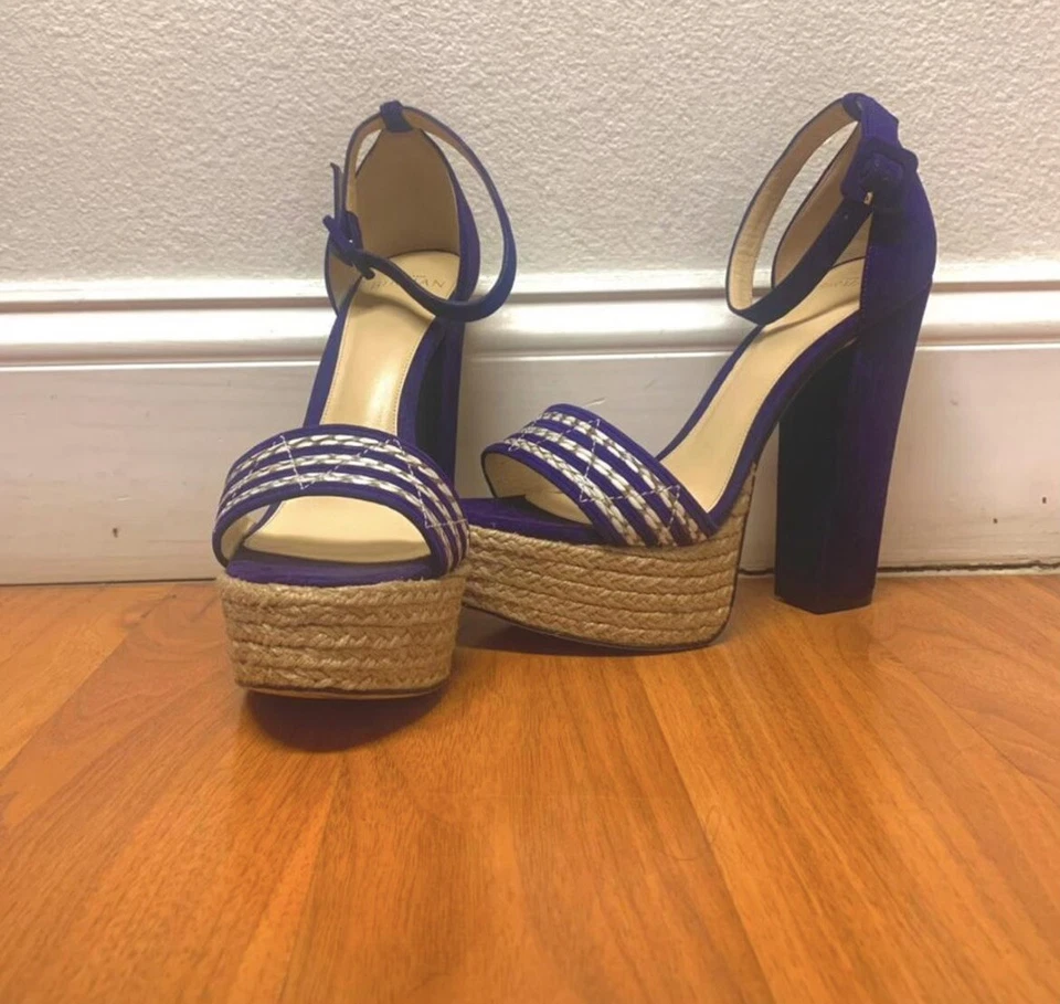 Alexandre Birman Mujer Tacones Gamuza Talla 38.5 EU/Talla 7.5 EE. UU. Caja Abierta Poco Usados Foto 1 de 1