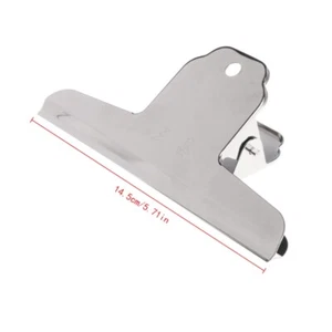 Metal Grip Clips Bulldog Clips Letter Document Organizer File Binder Clamps - Picture 1 of 8
